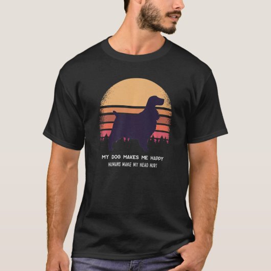 Englisch Springer Spanisch Dog Breed 44 T-Shirt (Vorderseite)