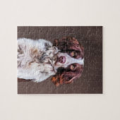 Englisch Springer Spanisch Dog Oil Painting Portra Puzzle (Horizontal)