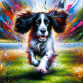 Englisch Springer Spanisch Dog Portrait Akryllisch Puzzle