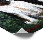 Englisch Springer Spanisch Dog Poster Print (Ecke)