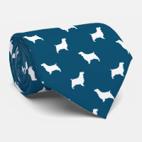Englisch Springer Spanisch Dog Silhouetten Muster