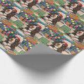 Englisch Springer Spanisch Feiertag Backen: Feierl Geschenkpapier (Ecke)