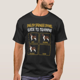 Englisch Springer Spanisch Guide to Training Dog O T-Shirt