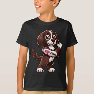 Englisch Springer Spanisch I Liebe Oma Funny Dog T-Shirt