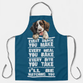 Englisch Springer Spanisch jeden Snack, den Sie ma Schürze (Vorderseite)