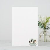 Englisch Springer Spanisch Kulturerbe der Liebe Briefpapier (Stehend Vorderseite)