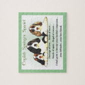 Englisch Springer Spanisch Kulturerbe der Liebe Puzzle (Vertikal)