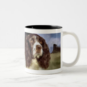 Englisch Springer Spanisch Kunst Geschenke Zweifarbige Tasse
