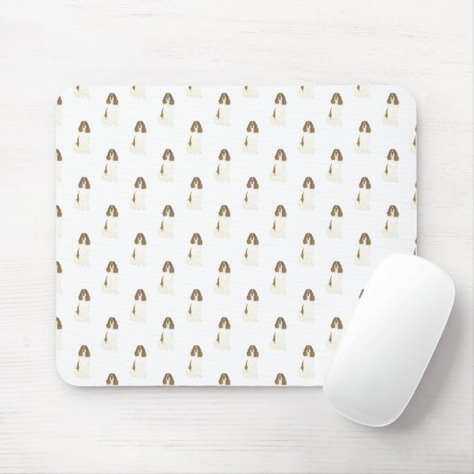 Englisch Springer Spanisch (Lever & White) Mousepad (Mit Mouse)