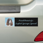 Englisch Springer Spanisch Malerei Original Dog Ar Autoaufkleber (Auf Auto)