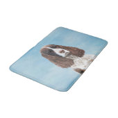 Englisch Springer Spanisch Malerei Original Dog Ar Badematte (Schrägansicht)