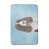 Englisch Springer Spanisch Malerei Original Dog Ar Badematte (Vorderseite Vertikal)