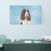 Englisch Springer Spanisch Malerei Original Dog Ar Banner (Messeveranstaltung)