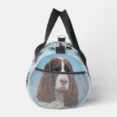 Englisch Springer Spanisch Malerei Original Dog Ar Duffle Bag (Rechts)