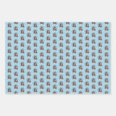 Englisch Springer Spanisch Malerei Original Dog Ar Geschenkpapier Set (Vorderseite)