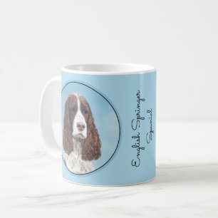 Englisch Springer Spanisch Malerei Original Dog Ar Kaffeetasse