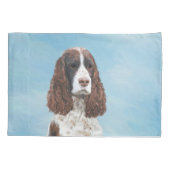 Englisch Springer Spanisch Malerei Original Dog Ar Kissenbezug (Rückseite)
