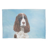 Englisch Springer Spanisch Malerei Original Dog Ar Kissenbezug (Vorderseite)
