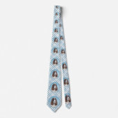 Englisch Springer Spanisch Malerei Original Dog Ar Krawatte (Vorderseite)