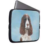 Englisch Springer Spanisch Malerei Original Dog Ar Laptopschutzhülle (Vorne Rechts)