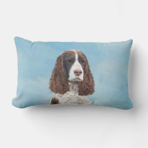 Englisch Springer Spanisch Malerei Original Dog Ar Lendenkissen