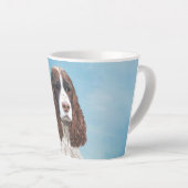 Englisch Springer Spanisch Malerei Original Dog Ar Milchtasse (Rechte Ecke)
