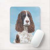 Englisch Springer Spanisch Malerei Original Dog Ar Mousepad (Mit Mouse)