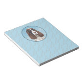 Englisch Springer Spanisch Malerei Original Dog Ar Notizblock (angewinkelt)