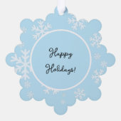 Englisch Springer Spanisch Malerei Original Dog Ar Ornament Karte (Rückseite)