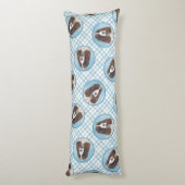 Englisch Springer Spanisch Malerei Original Dog Ar Seitenschläferkissen (Rückseite (Vertikal))