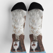 Englisch Springer Spanisch Malerei Original Dog Ar Socken (Oben)