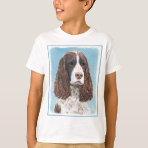 Englisch Springer Spanisch Malerei Original Dog Ar T-Shirt