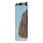 Englisch Springer Spanisch Malerei Original Dog Ar Thermosbecher (Nach links gedreht)