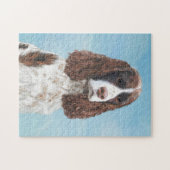 Englisch Springer Spanisch Malerei Original Hund K Puzzle (Horizontal)