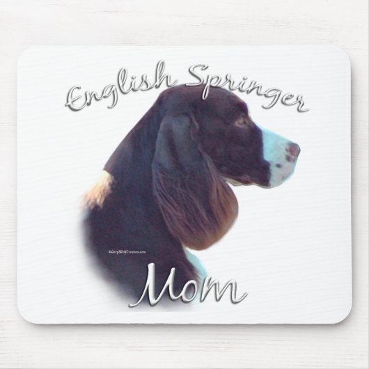 Englisch Springer Spanisch Mama 2 Mousepad (Vorne)