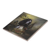 Englisch Springer Spanisch mit Fasan Fliese (Seite)