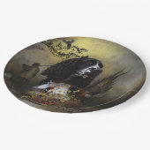 Englisch Springer Spanisch mit Fasan Pappteller (Schrägansicht)