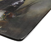 Englisch Springer Spanisch mit Fasan Schneidebrett (Ecke)