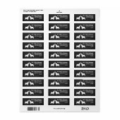 Englisch Springer Spanisch Silhouetten mit Herz (Vorne)