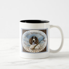 Englisch Springer Spanische Kartenjagd Zweifarbige Tasse