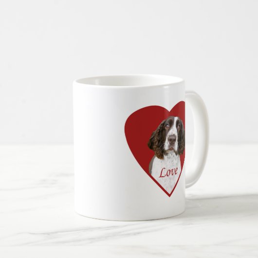 Englisch Springer Spanische Liebe Kaffeezubereitun Kaffeetasse (VorderseiteRechts)