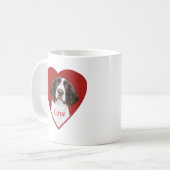 Englisch Springer Spanische Liebe Kaffeezubereitun Kaffeetasse (Vorderseite Links)