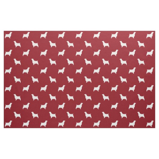 Englisch Springer Spanische Silhouetten Pattern Re Stoff (Fat Quarter (45,7 x 55,9 cm))