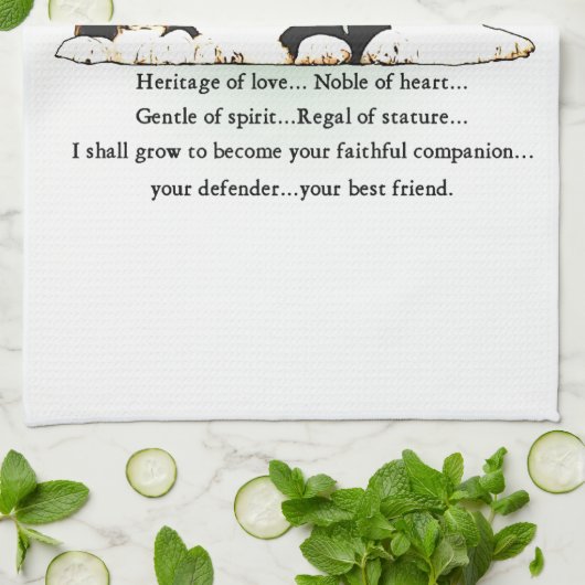 Englisch Springer Spanische Welpen Geschirrtuch (Gefaltet)