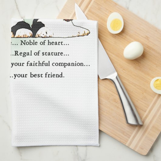 Englisch Springer Spanische Welpen Geschirrtuch (Viertel Falte)