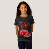 Englisch Springer Spanischer Reitwagen Valentine B T-Shirt (Vorne ganz)