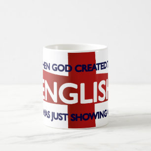 Englisch-St George Tagesgott hergestellt Kaffeetasse
