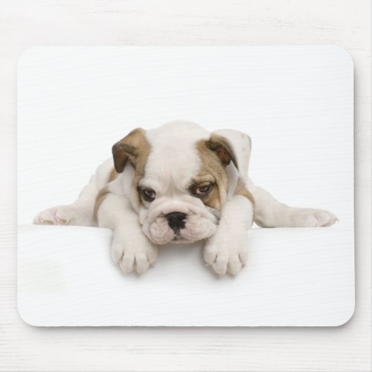 Englisch-Stier-Hund Mousepad (Vorne)