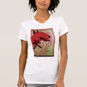 Englisch-Stier-Terrier-asiatische inspirierte T-Shirt