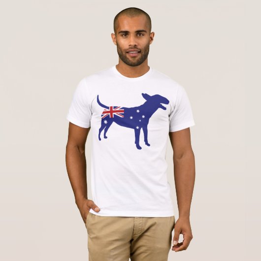 Englisch-Stier-Terrier/australisches T-Shirt (Vorne ganz)